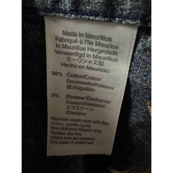 J. Crew Men's M Blue Graphic Print Slim Fit Long Sleeve Shirt - Picture 3 of 6